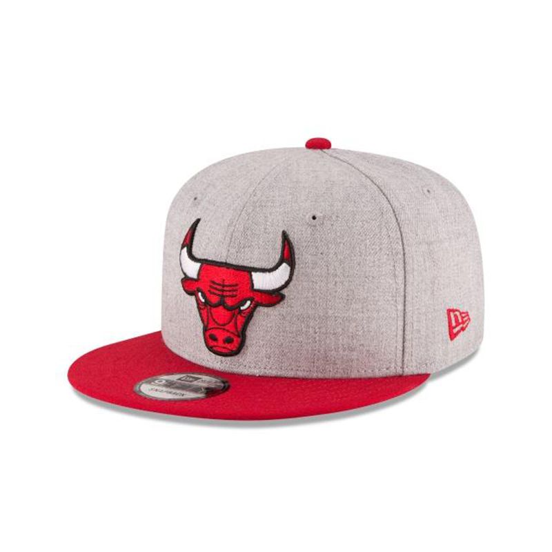 NBA Chicago Bulls 2tone 9Fifty Snapback (HZM3527) - Grey New Era Caps